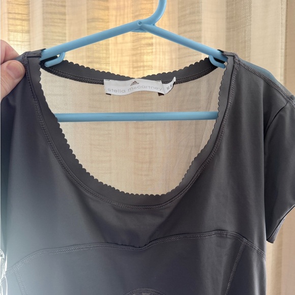Stella McCartney + Adidas mesh workout yoga tennis gym cheetah sports bra top - Picture 6 of 15